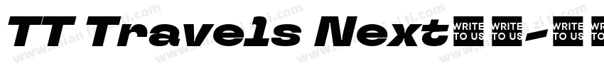 TT Travels Next字体字体转换